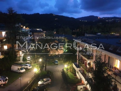 Vista di sera dal balcone