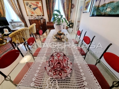 La sala da pranzo