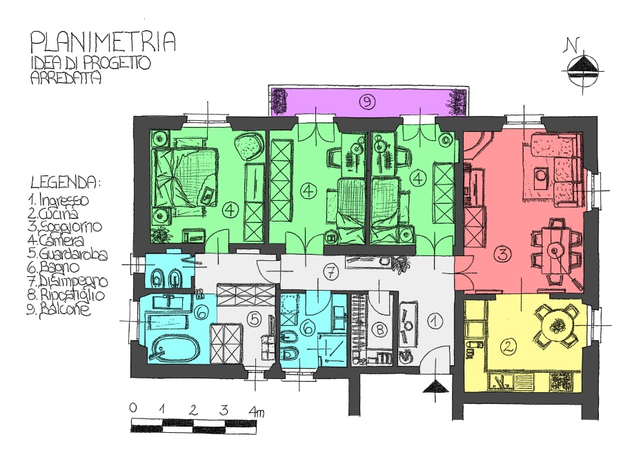 Planimetria - idea di progetto