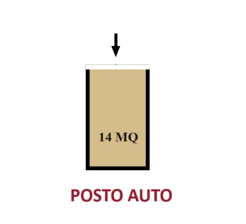 Planimetria posto auto