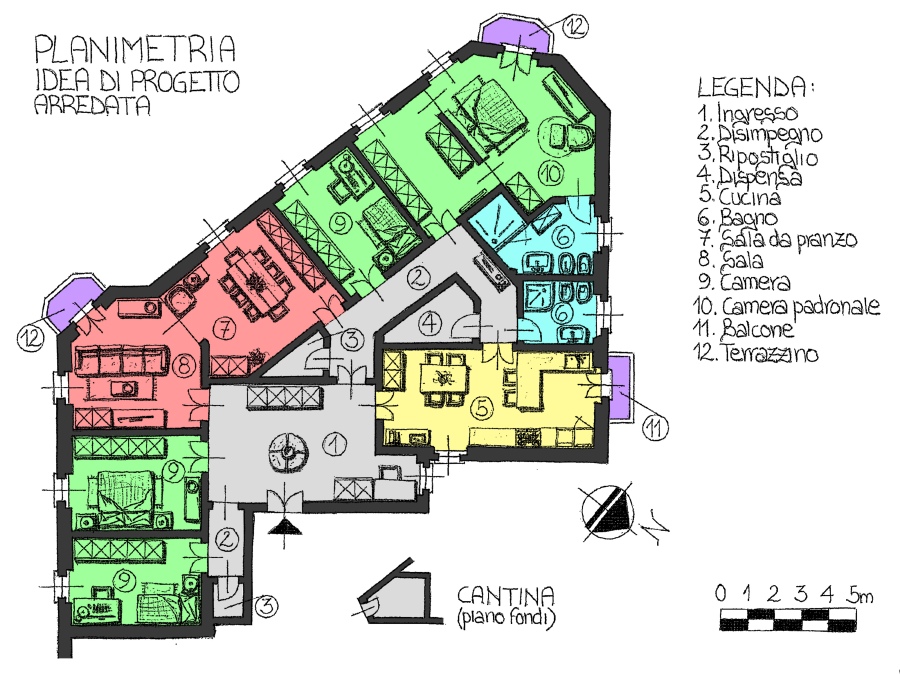 Planimetria - idea di progetto